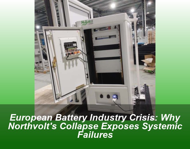 European Battery Industry Crisis: Why Northvolt's Collapse Exposes Systemic Failures
